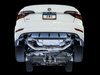 Resonated Track Exhaust for MK7 Jetta GLI w/ High Flow Downpipe - Chrome Silver Tips - image 4