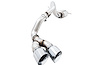 0FG Exhaust with BashGuard for Ford Ranger - Dual Chrome Silver Tips