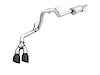 0FG Single Exit Exhaust for '15-'20 F-150 - 4.5" Diamond Black Tips - image 1