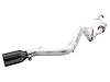 0FG Side Exit Exhaust for Ford Bronco with BashGuard - Single 5" Diamond Black Tip - image 1