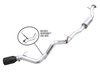 0FG Side Exit Exhaust for Ford Bronco with BashGuard - Single 5" Diamond Black Tip - image 2