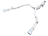 0FG Dual Rear Exit Cat-back Exhaust for 5th Gen RAM 1500 5.7L (with bumper cutouts) - Chrome Silver Tips - image 1
