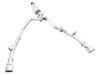 0FG Dual Rear Exit Cat-back Exhaust for 5th Gen RAM 1500 5.7L (with bumper cutouts) - Chrome Silver Tips - image 2