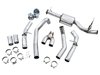 0FG Dual Rear Exit Cat-back Exhaust for 5th Gen RAM 1500 5.7L (with bumper cutouts) - Chrome Silver Tips - image 4