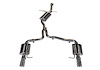 Touring Edition Exhaust for B8 A4 2.0T - Dual Outlet, Polished Silver Tips