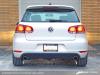 GTI Style Exhaust for MK6 Golf TDI - Chrome Silver  Slash Cut Tips - image 1
