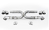 Performance Exhaust for 991 Carrera - Chrome Silver Tips - image 1