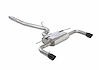 Touring Edition Exhaust for Audi 8V A3 2.0T - Dual Outlet, Diamond Black 90 mm Tips