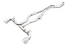 AWE Resonated Track Edition Exhaust for A90 Supra - 5" Chrome Silver Tips - image 1