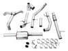 AWE 0FG Catback Split Rear Exit Exhaust for 4th Gen Silverado/Sierra 1500 5.3L (Flat Bumper) - Dual Chrome Silver Tips - image 2