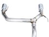 AWE 0FG Catback Exhaust for Ford Bronco with BashGuard - Dual 4.5" Chrome Silver Tips - image 2