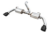 AWE Tread Edition Axleback Dual Exhaust for Jeep JL/JLU 3.6L/2.0T - Diamond Black Tips - image 1