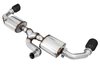 AWE Tread Edition Axleback Dual Exhaust for Jeep JL/JLU 3.6L/2.0T - Diamond Black Tips - image 2