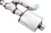 AWE Tread Edition Axleback Dual Exhaust for Jeep JK/JKU 3.6L - Diamond Black Tips - image 2