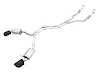 AWE Touring Edition Exhaust for Audi B9 RS 5 Coupe - Non-Resonated - Diamond Black RS-style Tips - image 1