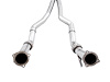 AWE Track Edition Exhaust for Audi B9 RS 5 Sportback - Resonated for Performance Catalysts - Diamond Black RS-style Tips