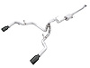 AWE 0FG Dual Split Rear Exhaust for '21+ Ford F-150 - 5" Diamond Black Tips - image 1