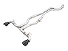 AWE Resonated Track Edition Exhaust for A90 Supra - 5" Diamond Black Tips - image 1