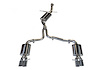 AWE Touring Edition Exhaust for B8 A4 2.0T - Quad Tip, Polished Silver Tips