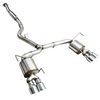 AWE Touring Edition Exhaust for 2015+ VA WRX Sedan - Chrome Silver Quad Tips (102mm) - image 2
