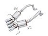 Touring Edition Axle-Back Exhaust for Chevy Corvette C7 Stingray/Z51/Grand Sport/Z06/ZR1 - Chrome Silver Tips - image 1