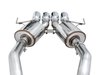 Touring Edition Axle-Back Exhaust for Chevy Corvette C7 Stingray/Z51/Grand Sport/Z06/ZR1 - Chrome Silver Tips - image 3