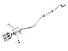 AWE Touring Edition Exhaust for FK8 Civic Type R (includes Front Pipe and DualPhase Mid Pipe) - Triple Chrome Silver Tips - image 1