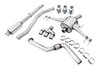 AWE Touring Edition Exhaust for FK8 Civic Type R (includes Front Pipe and DualPhase Mid Pipe) - Triple Chrome Silver Tips - image 2