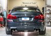 AWE Touring Edition Axle Back Exhaust for BMW F10 M5, Diamond Black Tips - image 2