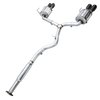 AWE Touring Edition Exhaust for VA STI / GV WRX / GV STI Sedan - Diamond Black Quad Tips (102mm) - image 2