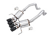 Touring Edition Axle-Back Exhaust for Chevy Corvette C7 Stingray/Z51/Grand Sport/Z06/ZR1 - Diamond Black Tips - image 1