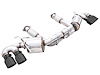 AWE Touring Edition Exhaust for C8 Corvette -- Diamond Black Tips - image 1