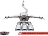 AWE Touring Edition Exhaust for FK8 Civic Type R (includes Front Pipe) - Triple Chrome Silver Tips - image 3