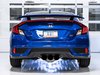AWE Touring Edition Exhaust for 10th Gen Civic Si Coupe / Sedan (includes Front Pipe) - Triple Diamond Black Tips - image 3