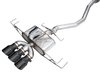 3015-53335 Touring Edition Cat-Back Exhaust System for Acura DE5 Integra Type-S [Diamond Black Tips] - image 2