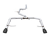 AWE Track Edition Exhaust - Non-Resonated - for MK7 Jetta GLI w/ Stock Downpipe - Diamond Black Tips - image 1