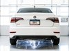 AWE Track Edition Exhaust - Non-Resonated - for MK7 Jetta GLI w/ Stock Downpipe - Diamond Black Tips - image 3