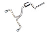 AWE Track Edition Exhaust for VW MK7 GTI - Chrome Silver Tips - image 1