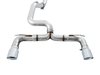 AWE Track Edition Cat-back Exhaust for Ford Focus RS - Chrome Silver Tips - image 3