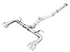 AWE Track Edition Exhaust for Subaru BRZ / Toyota GR86 / Toyota 86 / Scion FR-S - Chrome Silver Tips - image 1