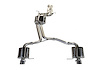 AWE Non-Resonated Exhaust System (Downpipe-Back) for 8R Q5 3.2L -- Diamond Black Tips - image 1