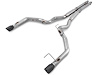 AWE Track Edition Cat-back Exhaust for S550 Mustang GT - Dual Tip - Diamond Black Tips - image 1