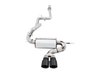 AWE Touring Edition Cat-back Exhaust for Ford Focus ST - Resonated - Diamond Black Tips - image 3