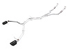 AWE Track Edition Exhaust for Audi B9.5 RS 5 Sportback - Non-Resonated - Diamond Black RS-style Tips