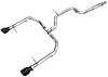 3020-33275 Track Edition Cat-Back Exhaust System Diamond Black Tips Fits Select Volkswagen Jetta GLI Mk7.5 - image 1