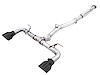 AWE Track Edition Exhaust for Subaru BRZ / Toyota GR86 / Toyota 86 / Scion FR-S - Diamond Black Tips - image 1