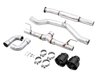 AWE Track Edition Exhaust for Subaru BRZ / Toyota GR86 / Toyota 86 / Scion FR-S - Diamond Black Tips - image 4