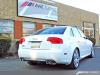 AWE Track Edition Exhaust for Audi B7 S4 - Polished Silver Tips - image 1
