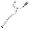 AWE Track Edition Exhaust for VA / GV WRX / STI Sedan - Chrome Silver Quad Tips (102mm) - image 2