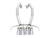 Track Edition Axle-Back Exhaust for Chevy Corvette C7 Stingray/Z51/Grand Sport/Z06/ZR1 - Chrome Silver Tips - image 3